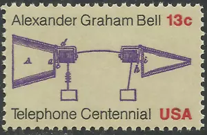 Scott 1683, edición de Alexander Graham Bell de 1976 - como nuevo, nunca bisagras - Imagen 1 de 1