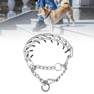 Dog Prong Collar Quick Release Buckle Dog Choker Collar Stainless Steel For - Picture 1 of 22
