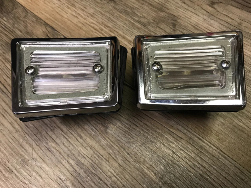 1963 64 DODGE 330 440 NOS MOPAR BACK UP LIGHT SET R&L NOS! 2244915 2244914 - Image 1 of 4