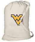 WVU Laundry Bag West Virginia University Clothes Bag w/ EASY CARRY STRAP!