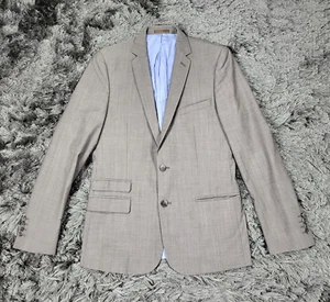 Emile Lafaurie Blazer Jacket Men's 48 Gray 100% Wool Single Breasted Notch lapel - Picture 1 of 23