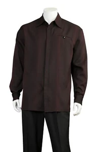 Men's 2 Piece Set Casual Walking Suit with Striped Design 4 Colors All Sizes New - Picture 1 of 9