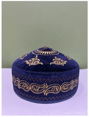 Gorra calavera nacional kazaja hecha a mano, super Takiya Foto 1 de 2