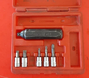 Snap On Tools PIT 120 USA 3/8" Drive Hand Impact Driver Bit Driver Sockets - Picture 1 of 16
