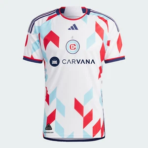 NWT Adidas Chicago Fire 2023/24 Authentic Away Jersey Men's Size SMALL IY8060 - Picture 1 of 10