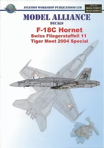 ML489011 Model Alliance 1:48 McDonnell-Douglas F/A-18C Hornet Swiss Tiger Meet - Picture 1 of 5