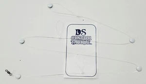 Double Drop Angelführer für geschlitzte Haken Tautog Seebarsch 60# Mono 2 - Bild 1 von 8
