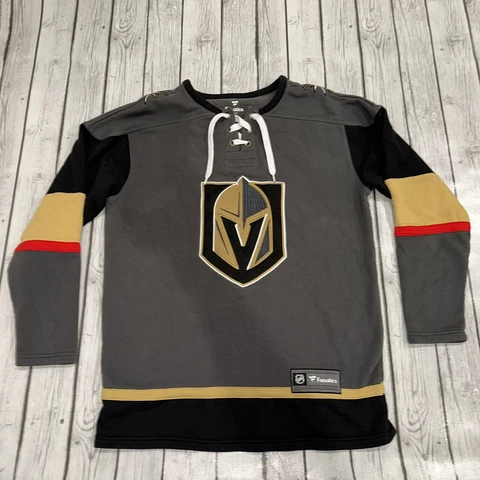 Vegas Golden Knights Fanatics Franchise Pullover Jersey Sweatshirt Large Cover