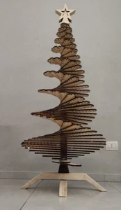ALBERO DI NATALE IN LEGNO da 120 cm a 180 cm. Novità assoluta - Foto 1 di 14