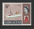 Gibraltar 1967-69 5D Value Sg 205B Mnh.