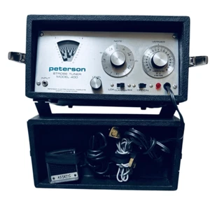 Sintonizador estroboscópico Peterson Modelo 400 de colección con micrófono astático original - Imagen 1 de 12