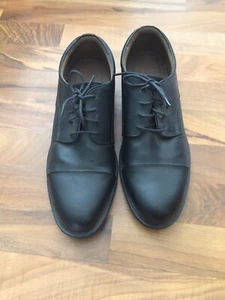 Black DEXTER Leather Lined Oxford lace-up comfort Men's Shoes Size 11 1/2 - Picture 1 of 5