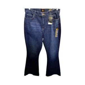 Lee Flare Leg Legendary Style Größe 14 kurze Jeans, innere Stärke, 5 Pkt, Mid-Rise - Bild 1 von 11