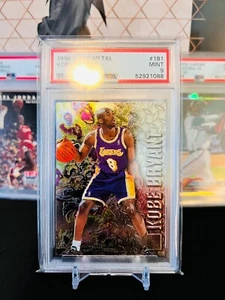 ⭐️ KOBE BRYANT 1996 FLEER METAL #181 PSA 9 MINT GRADED ROOKIE CARD RC 🔥📈 - Picture 1 of 2