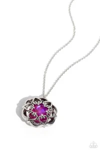 Paparazzi Flowering Fantasy Pink Necklace - Picture 1 of 3