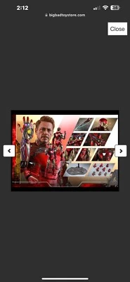 Figura de acción Hot Toys 17" Avengers: Endgame Iron Man Mark LXXXV - NUNCA ABIERTA Foto 1 de 4