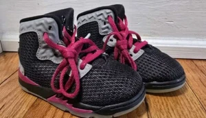 Nike Air Jordan Spike Basketball Shoes 811123-009 Black Childrens Size 6C - Photo 1/6