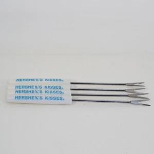 Hershey's Kisses Fondue Forks Set of 4 White Plastic Handle - Picture 1 of 2