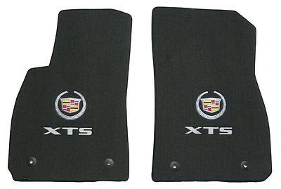 Alfombrillas delanteras LLOYD Velourtex ébano doble logotipo para Cadillac XTS 2013 a 2016 Foto 1 de 4