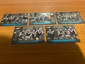 2022 AFL Select Footy Stars Gamebreakers F50 PORT ADELAIDE Team Set 5 cards - Picture 1 of 1