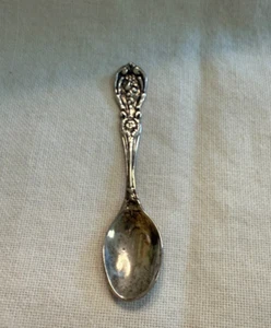 Antiker Sterlingsilber Salzlöffel 2,5" - Bild 1 von 4