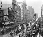 Horse Drawn Ambulances Leading a Parade Melbourne, Victoria, 1914 Old Photo