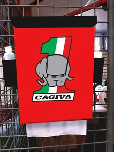 CLASSIC 1950S ERA CAGIVA MOTORCYCLE  DELUXE TOWEL BOX USA NEW - Picture 1 of 3