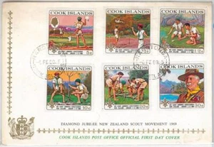 42607 - COOK ISLANDS - Postal History -  FDC COVER 1969  BOY SCOUTS - Picture 1 of 1