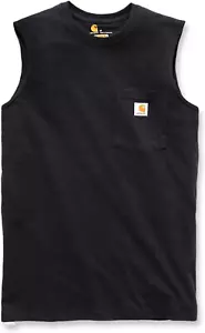 Carhhartt Herren Arbeitskleidung Tasche mittelschwer ärmelloses T-Shirt - Bild 1 von 16