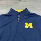 Colosseum Michigan Wolverines NCAA 1/4 Zip Pullover Jacket Men’s XL Shirt
