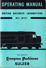 OPERATING MANUAL D 11 - D 137: British Rail Locomotives (Sulzer)