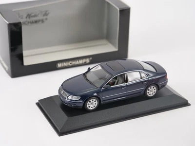 Minichamps 1/43 VW Phaeton 2002 Blu Metallizzato 400 051000 - Immagine 1 di 4