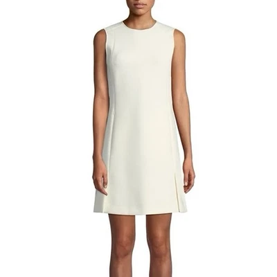 Theory Shift Dress 2 WOOL Blend Sleeveless Vent Front Canton Bi-stretch Women’s - Image 1 of 4