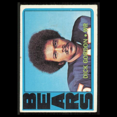 Dick Gordon #223 1972 Topps Chicago Bears Football Card NFL EX - Image 1 of 3