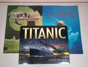 Lot of 3 Titanic Books - 2 Artifact Exhibits & 1 Complete List of Names - Imagen 1 de 6