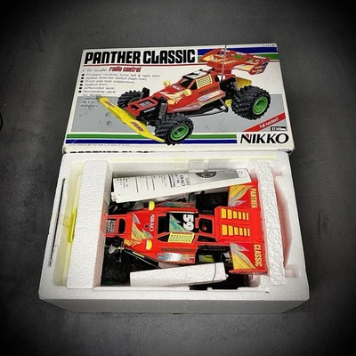 Nikko - Panther Classic - RC Radio Control Car Vintage - W/Box & Manual - Tested - Image 1 of 4