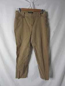 Lauren Ralph Lauren Pants Equestrian Horse Riding Exclusive Tan Beige Size 2 - Picture 1 of 13