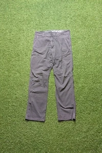 Wrangler ATG Mens Pants Fit 32x29.5 Gray Chino Hiking Utility Outdoor Gorpcore - Picture 1 of 7