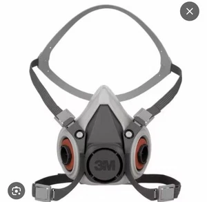 3M Half Face P100 Welding Painting Dust  Respirator Mask SM includes filters (2) - Picture 1 of 3