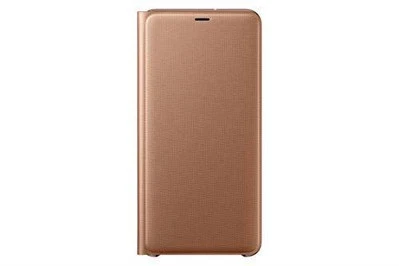 Samsung Original Folio Wallet Cover Case for Galaxy A7 2018 - Gold - Image 1 of 4