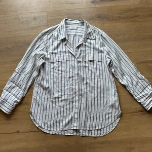 Aritzia Babaton Utility Shirt Damen Large gestreift Langarm - Bild 1 von 10