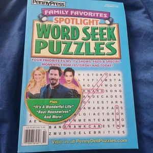 Word Seek Puzzles Family Favorites By Penny Press - Picture 1 of 2
