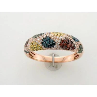 Anillo Le Vian Oro Rosa 14K G-H SI1 Diamante Verde 0.81 cts Talla 7 Foto 1 de 4