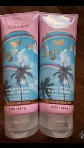*NUEVO* CACHEMIR ROSA ~ CREMA CORPORAL ~ Bath & Body Works ~ Lote de 2 - Imagen 1 de 1