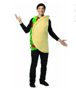Taco Unisex Adult Costume EUC Halloween Cosplay Theater - Picture 1 of 6