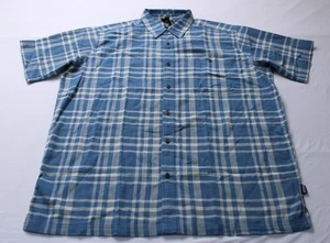 Patagonia Men's A/C Short Sleeve Shirt CG2 Bloom: Still Blue Size XL NWT - Picture 1 of 4