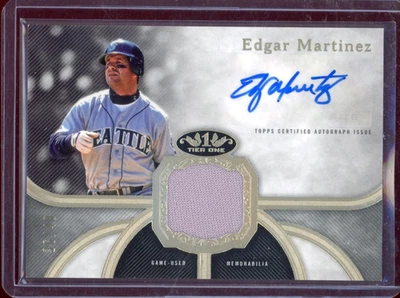 2020 Topps Tier One Relic Edgar Martinez Patch Auto Autographed Signed /40 - Image 1 of 2