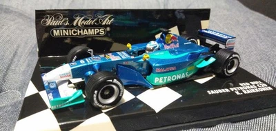 Minichamps 1/43 Sauber Petronas C20 2001 Raikkonen modello di auto debutto - Immagine 1 di 4