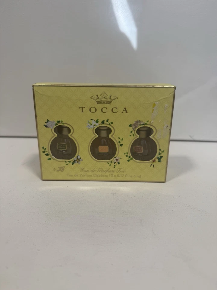 Tocca Eau de Parfum Trio Set Mini Perfume .17oz Cada Florence, Stella, Cleopatra Foto 1 de 4