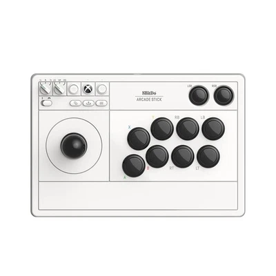 8Bitdo Wireless Arcade Fight Stick for Xbox Series X|S and Windows 10 - White - Image 1 of 4